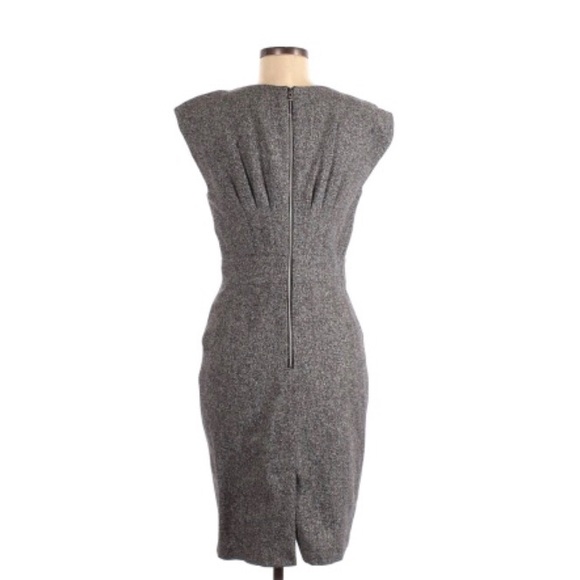 Cynthia Steffe Grey Wool Silk Blend Dress B18/21 - Picture 2 of 13